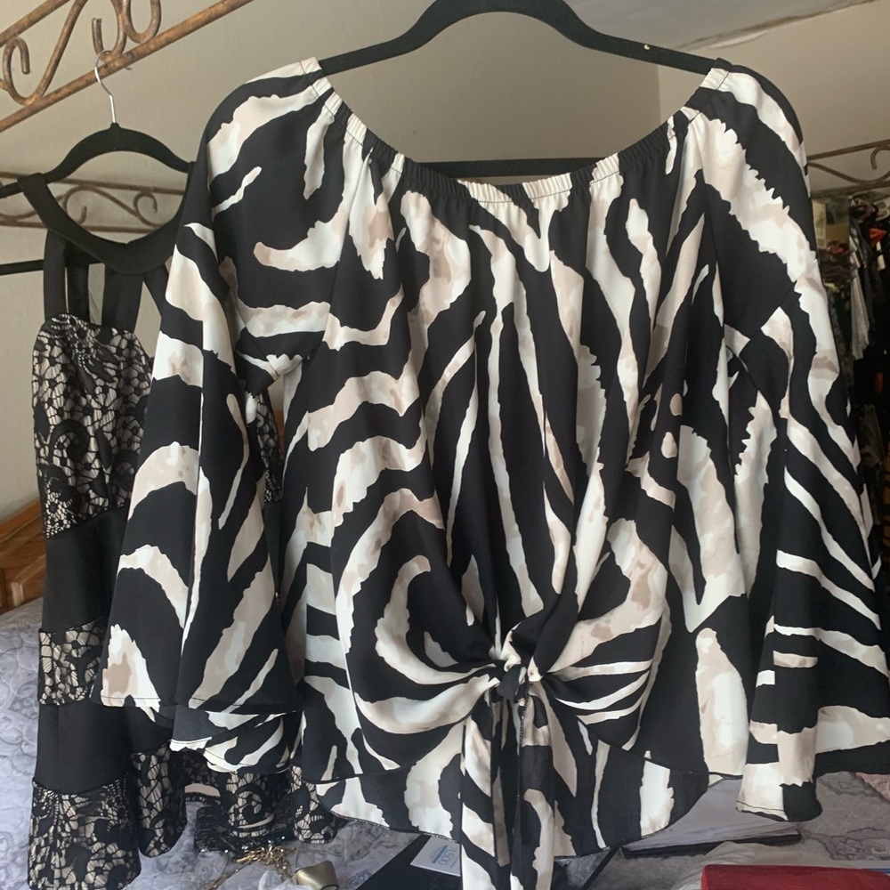 Off the shoulder blouse